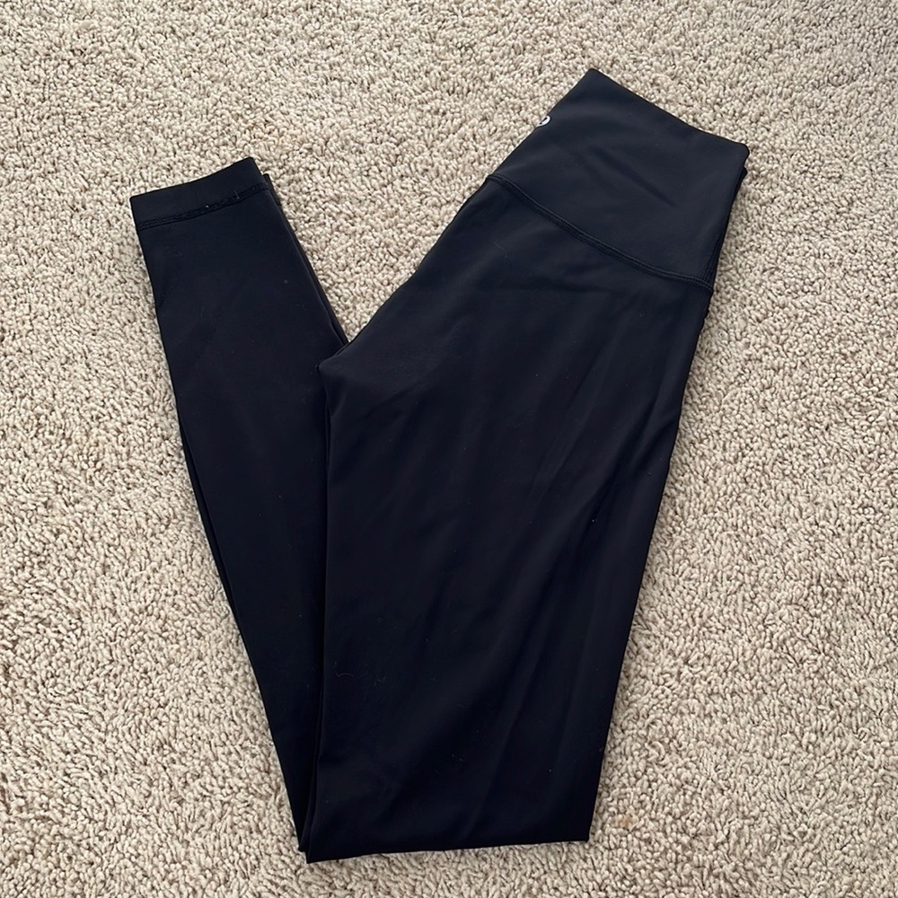 Lululemon Black High Rise Wunder Under 28” Leggings